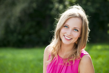 Young beautiful woman