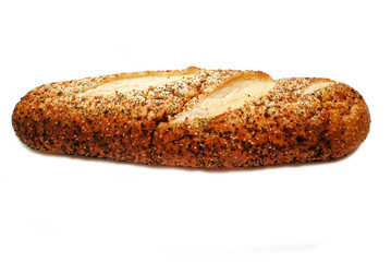 A Loaf of Fresh Organic Everything Bread