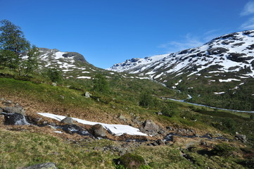Fototapeta na wymiar Plateau Hardangervidda, Norway