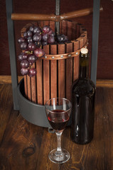wine in basement