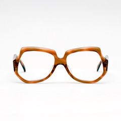 Fototapeta premium vintage glasses on isolated background