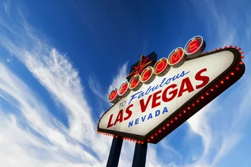 Foto op Plexiglas Welcome to Las Vegas neon sign © somchaij