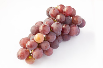 Fresh grape isolated on white