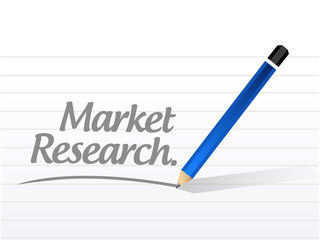 market research message illustration design