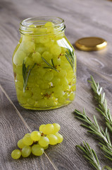 pickled grapes