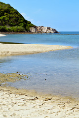 asia in thailand kho phangan bay isle white  beach