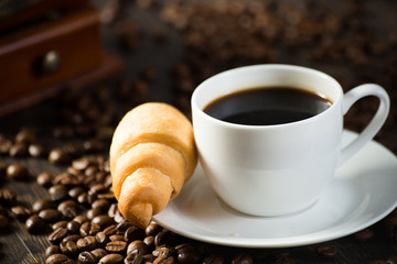 cup of black coffee