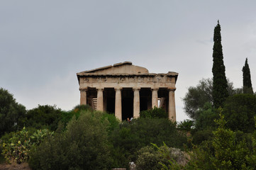 Fototapeta na wymiar temple of hephaestus