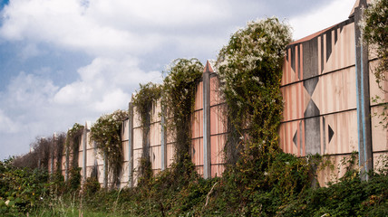 Fototapeta premium Lärmschutzwand