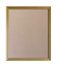 Fototapeta premium Cloth pinboard in ornate golden frame