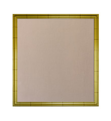 Cloth pinboard in ornate golden frame