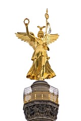 Obraz premium Close up of Berlin Victory column (Siegessaule)