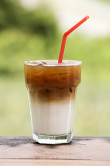 Ice coffee caramel Latte