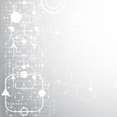 Obraz premium Abstract technological background