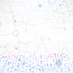 Abstract technological background