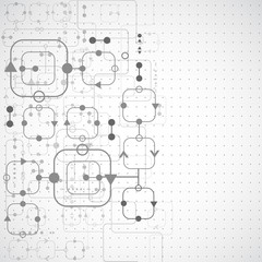Abstract technological background