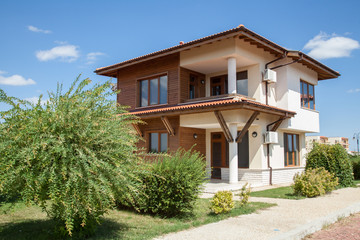 Family house with garden