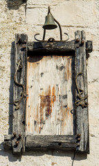 Old wooden frame