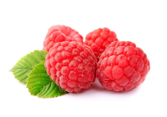 Raspberry fruits