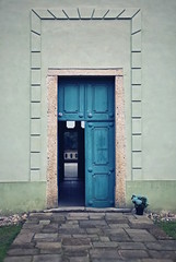 Blue door