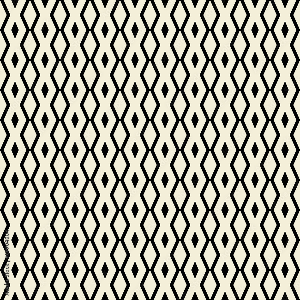 Aufkleber retro seamless pattern with triangle, rhombus shapes.