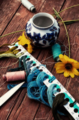 embroidery is the main type of needlework