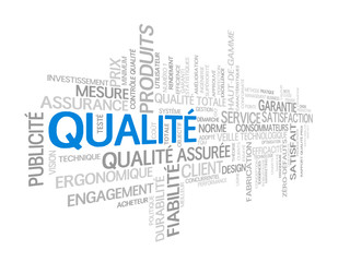 Nuage de Tags "QUALITE" (garantie service client qualité totale)
