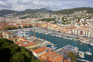 Fototapeta na wymiar Port of Nice