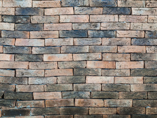 old brick wall texture in nature