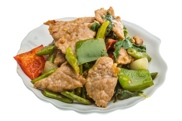 Pork with vegetables