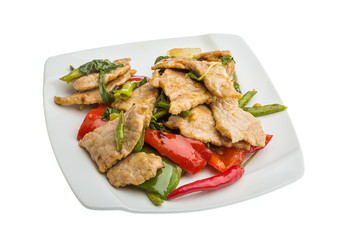 Pork with vegetables