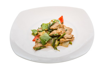 Pork with vegetables