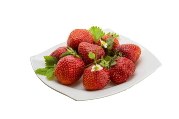 Ripe strawberry