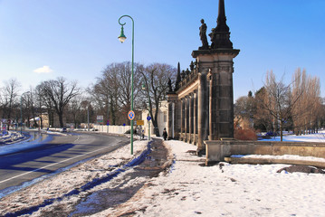 Potsdamer Kolonaden im Schnee