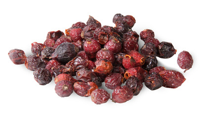 Heap Of Dry Rosehip Fruit