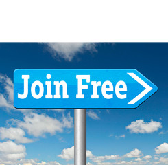 Obraz premium join us for free