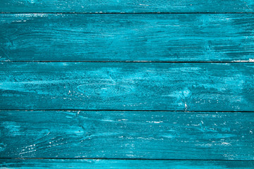 Naklejka premium Niebieski malowane drewno tekstury