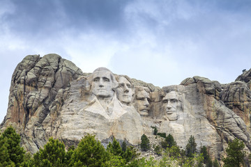 Presidents of Mount Rushmore National Monument. - obrazy, fototapety, plakaty