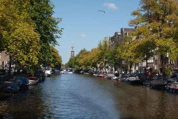 Fotobehang Canal in Amsterdam © M.Jenkins
