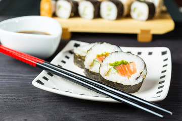 sushi, Japanese seafood