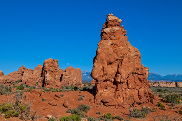Fototapeta na wymiar Arches National Park Utah Scenic Landscape