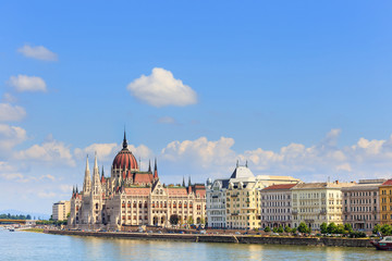 Hungarian Parliament Building in Budapest