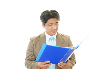 笑顔のビジネスマン