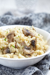 Mushroom risotto