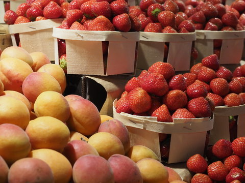 Fruta en mercado de París
