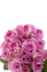Fototapeta na wymiar beautiful bouquet of pink roses
