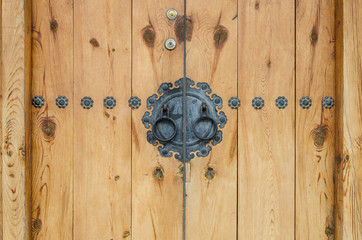 Wooden door korean style