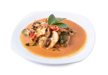 Fried squid with spicy