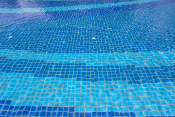 Blue pool water texture background