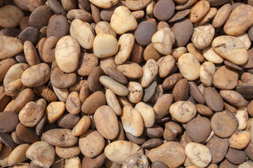 decorative floor pattern of a gravel stone